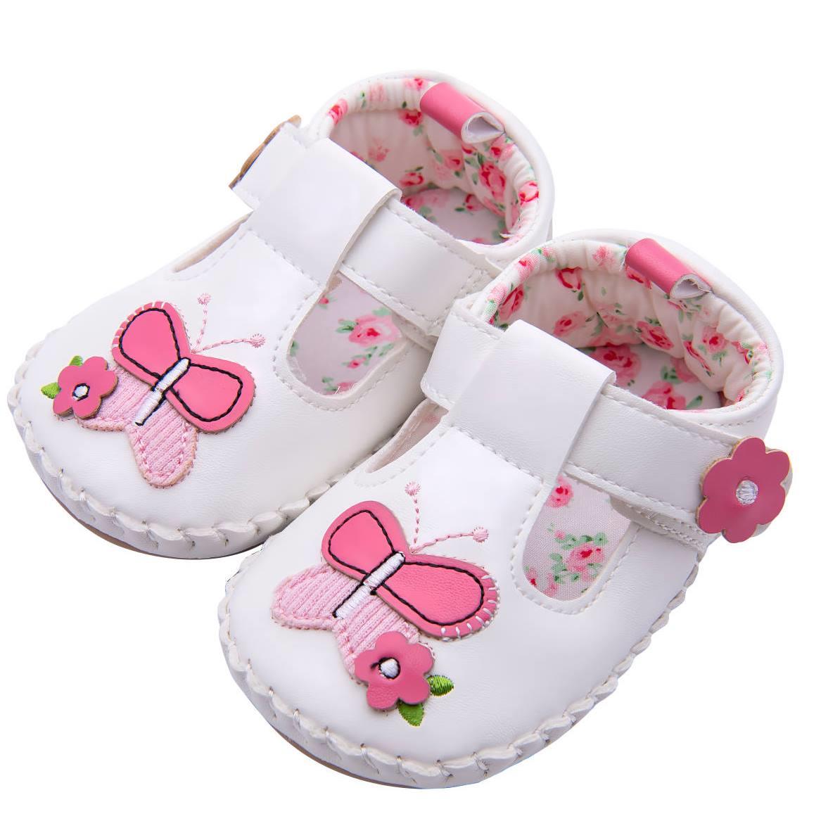 【NikoKids】軟Q底手工縫製學步鞋/娃娃鞋(SG623)【柔軟舒適室內室外皆宜】