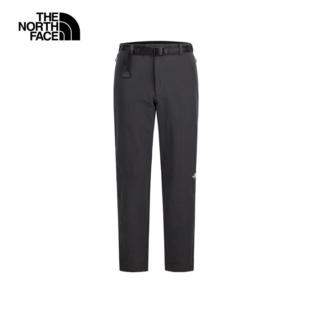 The North Face北面男款深灰色吸濕排汗休閒長褲｜8BA70C5