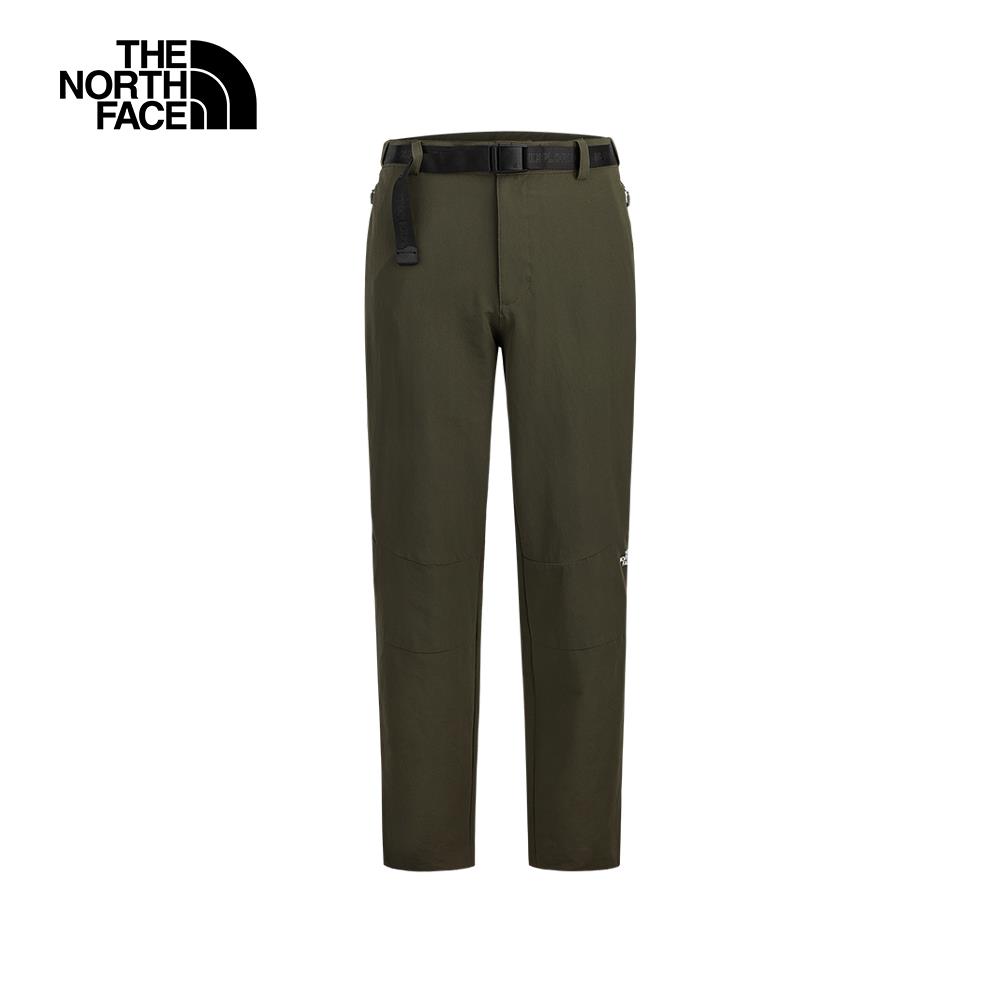 The North Face北面男款灰褐色吸濕排汗休閒長褲｜8BA721L