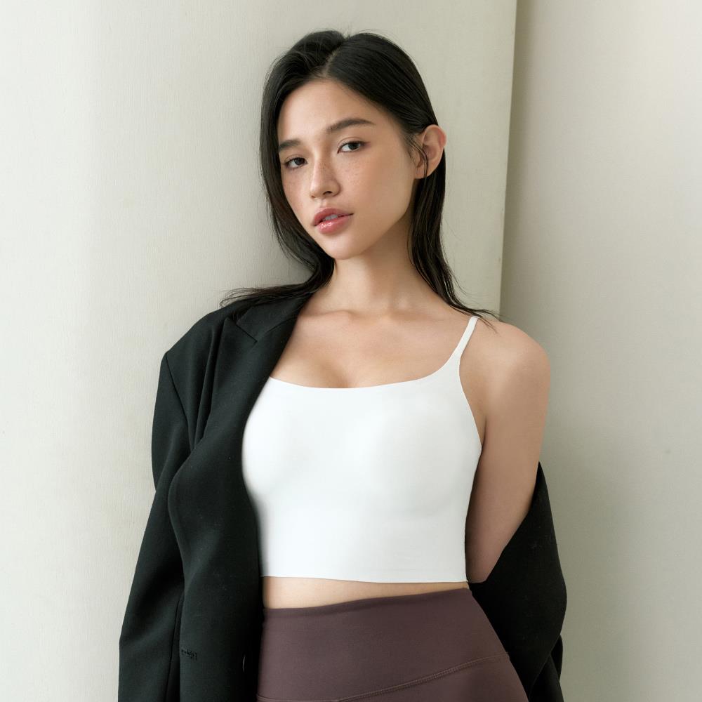 BRA TOP【Free Cut Air AirSoft Bra】無鋼圈貼合式無痕背心​(戀夏白)