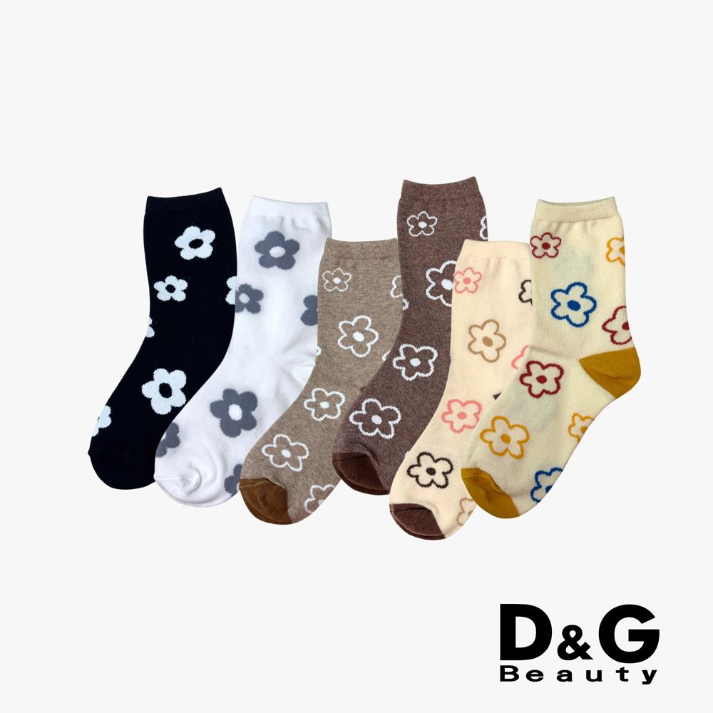 【D&G BEAUTY】花朵女襪-D596/D597/D598