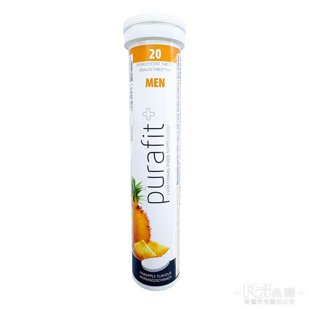 【德國Purafit】發泡錠-鳳梨口味(4.5gx20/罐)(效期至2025/11/01)