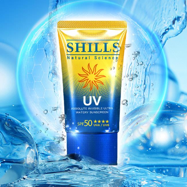 【2入限時3折💥100%爆水抗UV】SHILLS舒兒絲 很耐曬絕對隱形超水感防曬凝乳(售價已折)