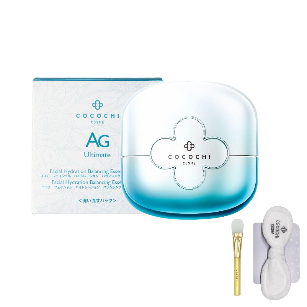 【COCOCHI】AG極潤導水乳霜面膜110g+面膜刷+品牌髮帶(夏拍一DM商品)