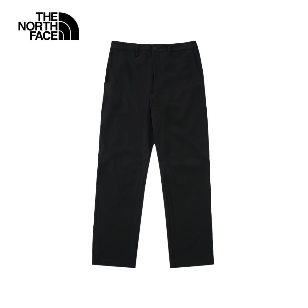 The North Face北面男款黑色DWR防潑水戶外徒步長褲｜81PQ4H0