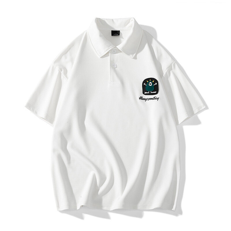 潮流美式修身POLO衫 運動衫 透氣網眼布料 短袖T恤 潮流上衣 男生上衣【NZDX226】