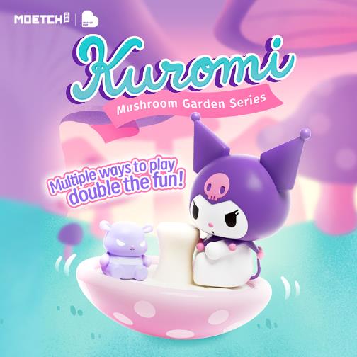 三麗鷗 酷洛米Kuromi 蘑菇園遊系列 萌動樂 盲盒(隨機出貨)