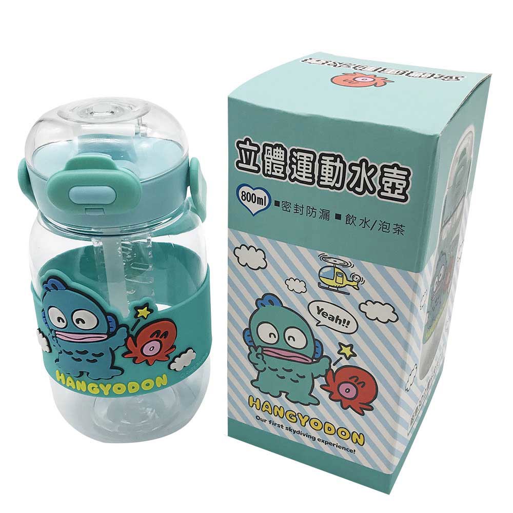 【三麗鷗】人魚漢頓運動造型水壺800ml(1入)