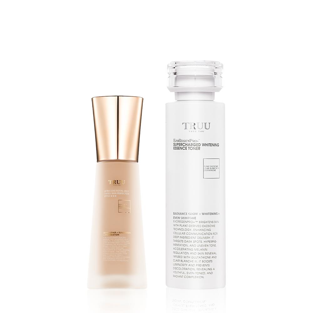 【新品上市優惠價】極奢蜂王乳潤色美肌霜SPF50★★★【謝宜君推薦】+化妝水擇1（蜂王乳極潤修護精華露／美白調理平衡露／舒緩安撫原生露／極萃煥顏精華露／全能鎖水滋潤精華露／美白外泌體超導精華露）