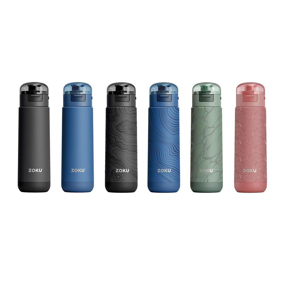 ZOKU彈蓋式真空不鏽鋼運動保溫瓶(500ml)