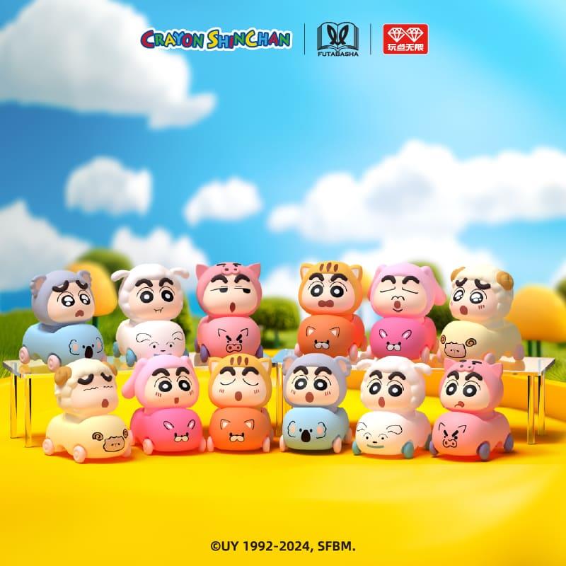 蠟筆小新 動物車子疊疊樂 盲盒(隨機出貨)