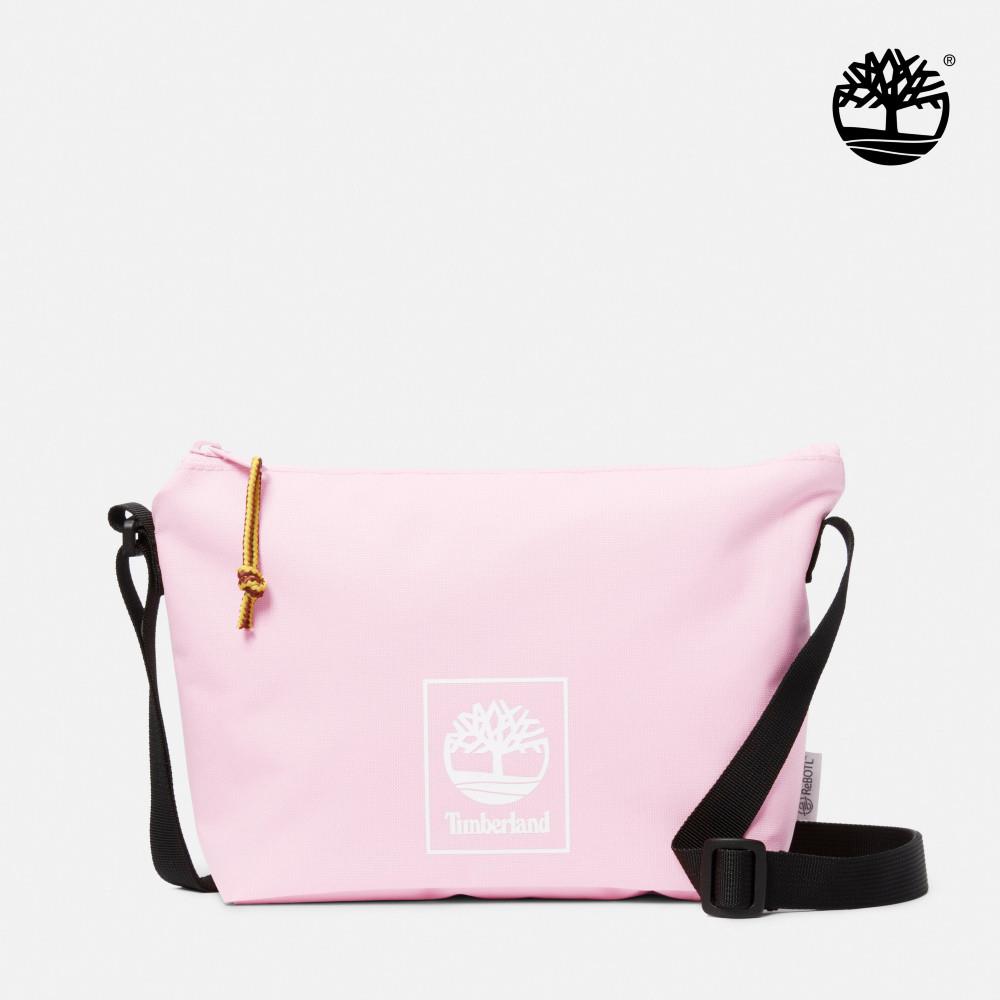 Timberland 女款亮粉色側背小包|A5W2FEYV