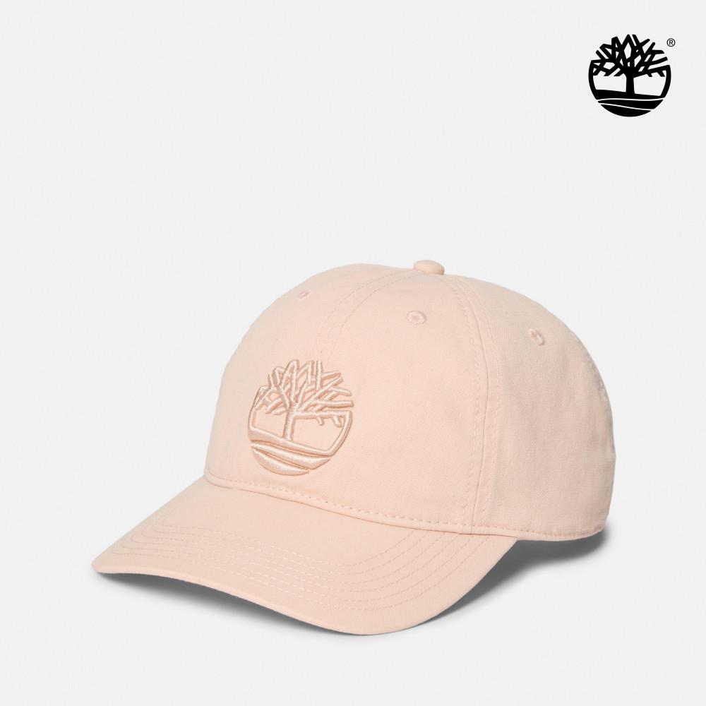 Timberland 中性淡粉色刺繡LOGO棒球帽|A66BA662