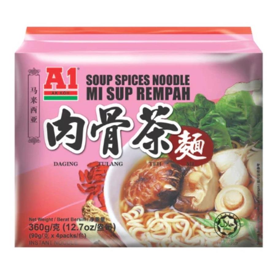 【A1】肉骨茶麵(90gx4包/袋)