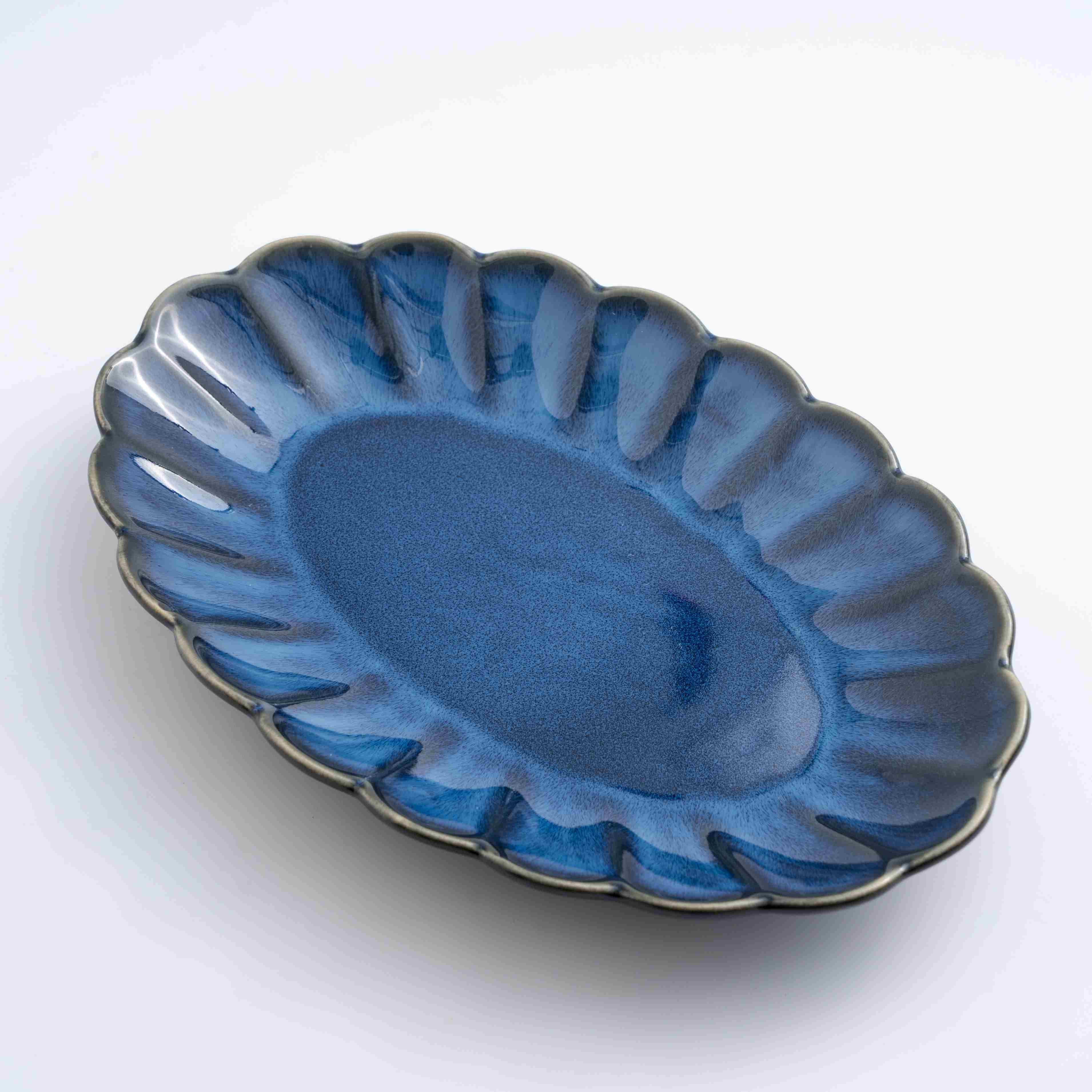 Ice Crack 23cm Ceramic Plate