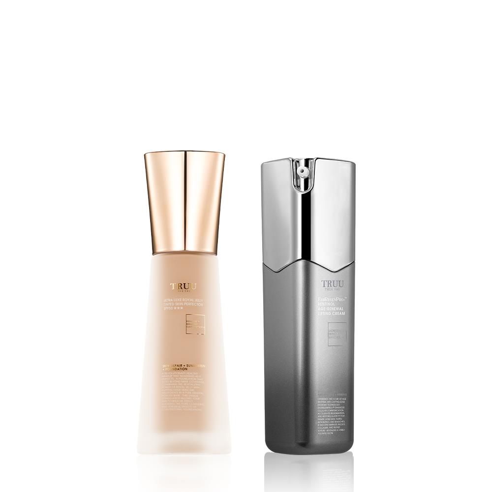 【新品上市優惠價】極奢蜂王乳潤色美肌霜 SPF50★★★【謝宜君推薦】+PDRN外泌體A醇再生精華乳