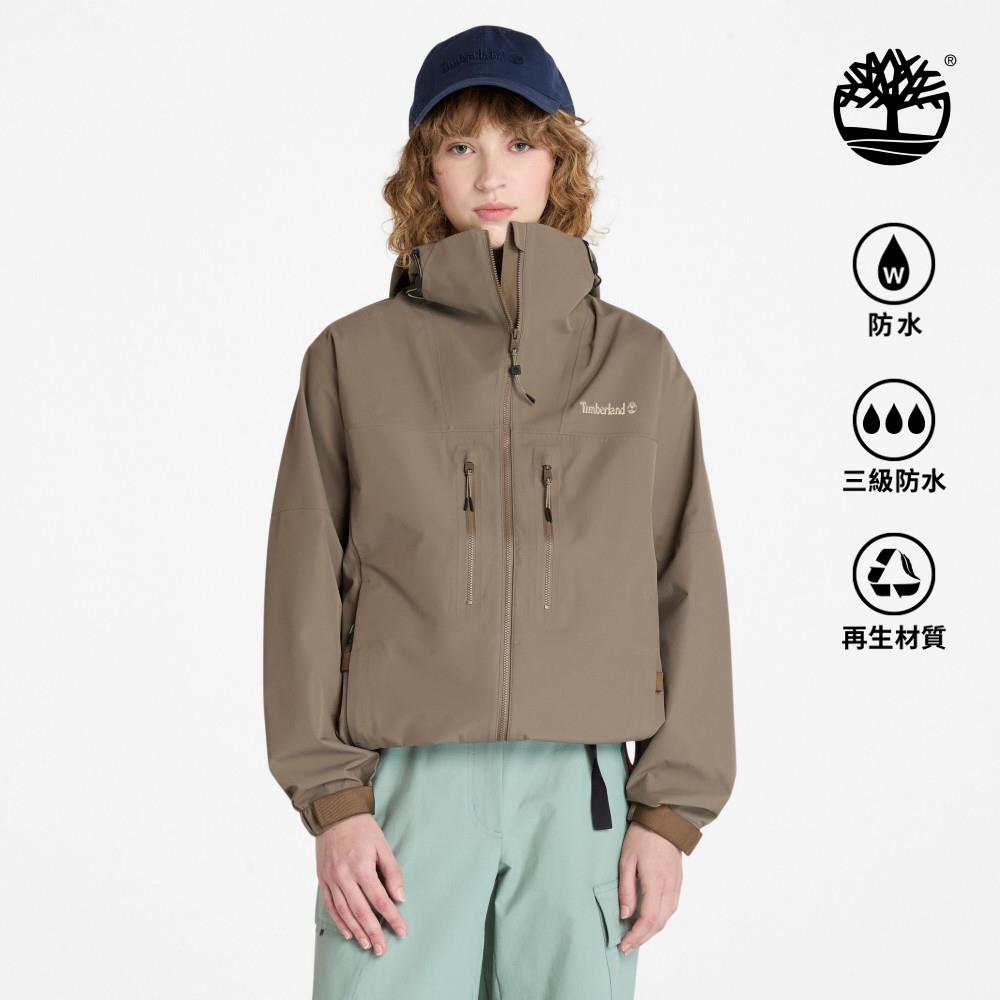 Timberland 女款咖啡色Caps Ridge防水機能外套|A5XRUBK0