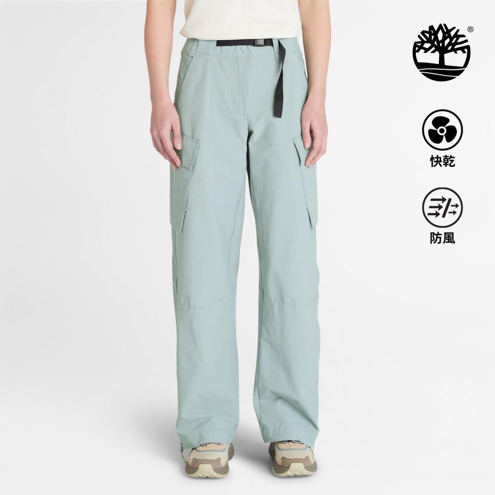 Timberland 女款藍銀色健行長褲|A5ZFUEYM