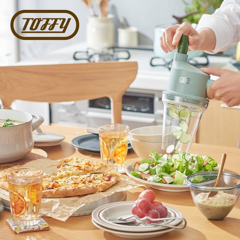 【Toffy】無線切片調理機綠(綠 / Toffy Cordless )