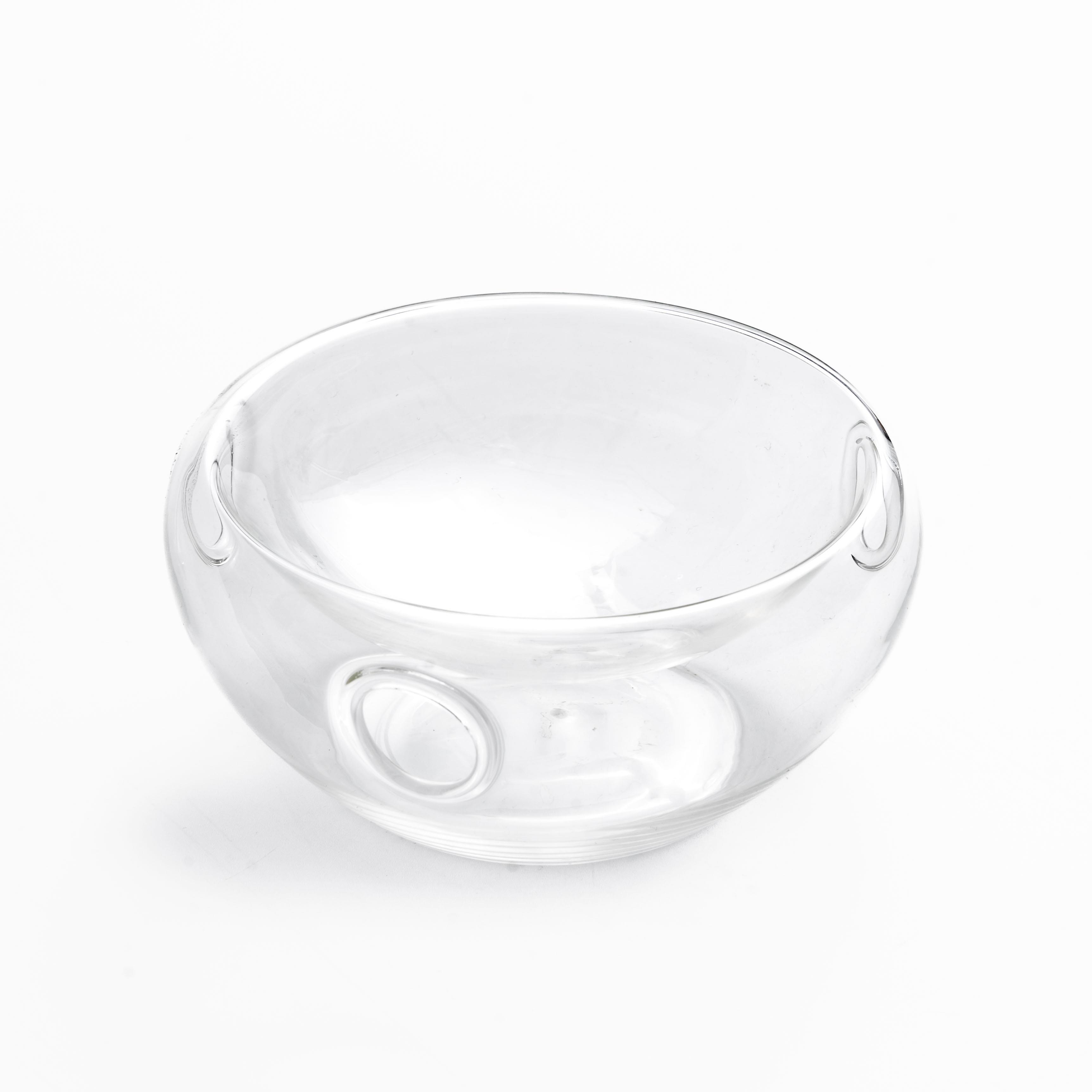 WAGA 簡約清透 180ML 透明雙層玻璃碗｜單品