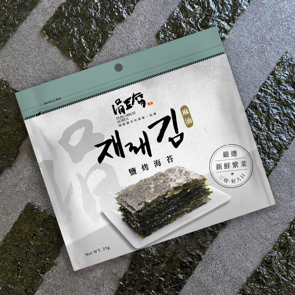 【涓豆腐】涓豆腐鹽烤海苔(25gx1)