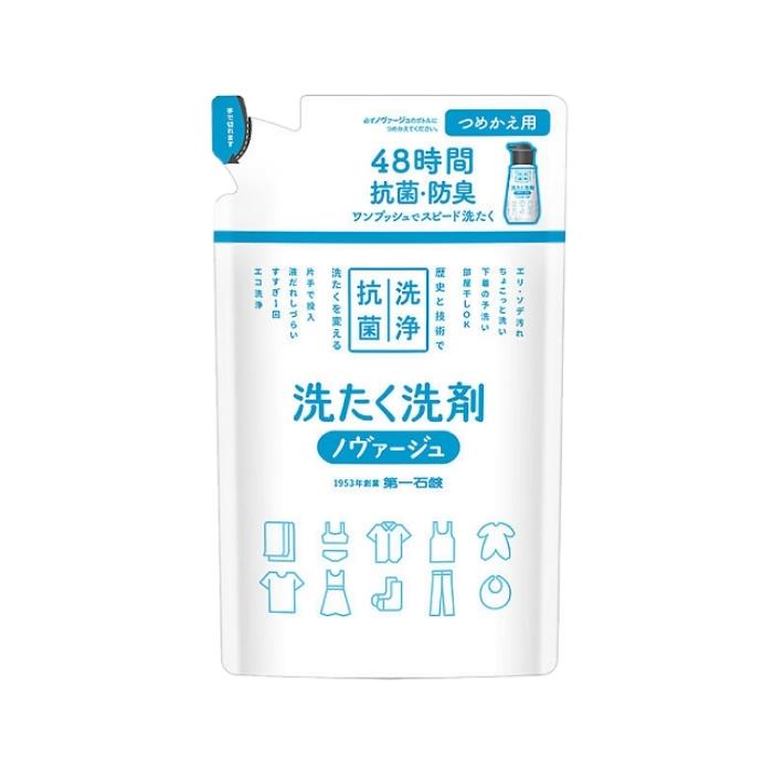 【第一石鹼】Novage超濃縮洗衣精補充包(270g/袋)