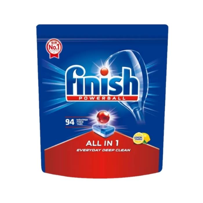 【Finish 亮碟】洗碗機專用洗碗錠紅球強效檸檬香(18g x 94錠/包)
