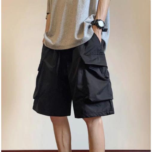 美式復古大口袋工裝短褲 五分褲 工裝機能衝鋒短褲【NTJ3786】