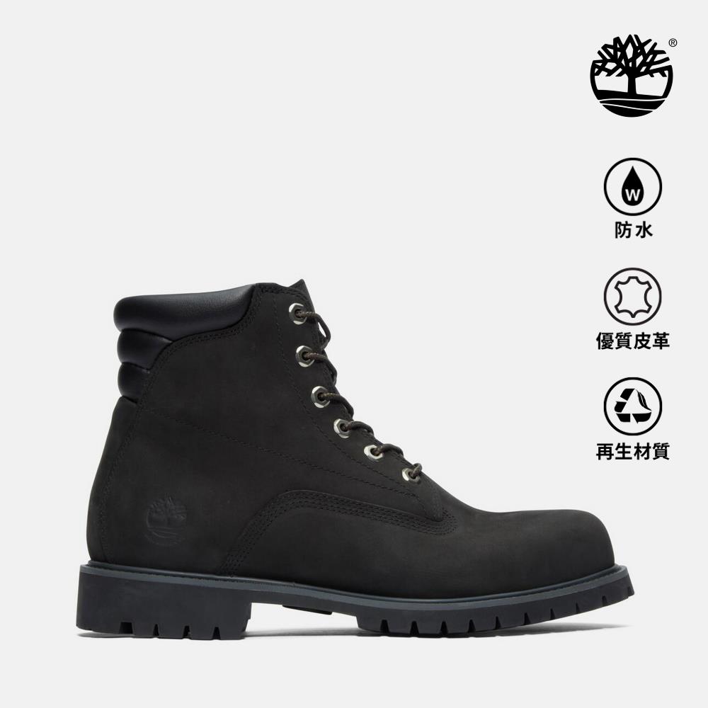 Timberland 男款黑色休閒防水6吋靴|6939R001