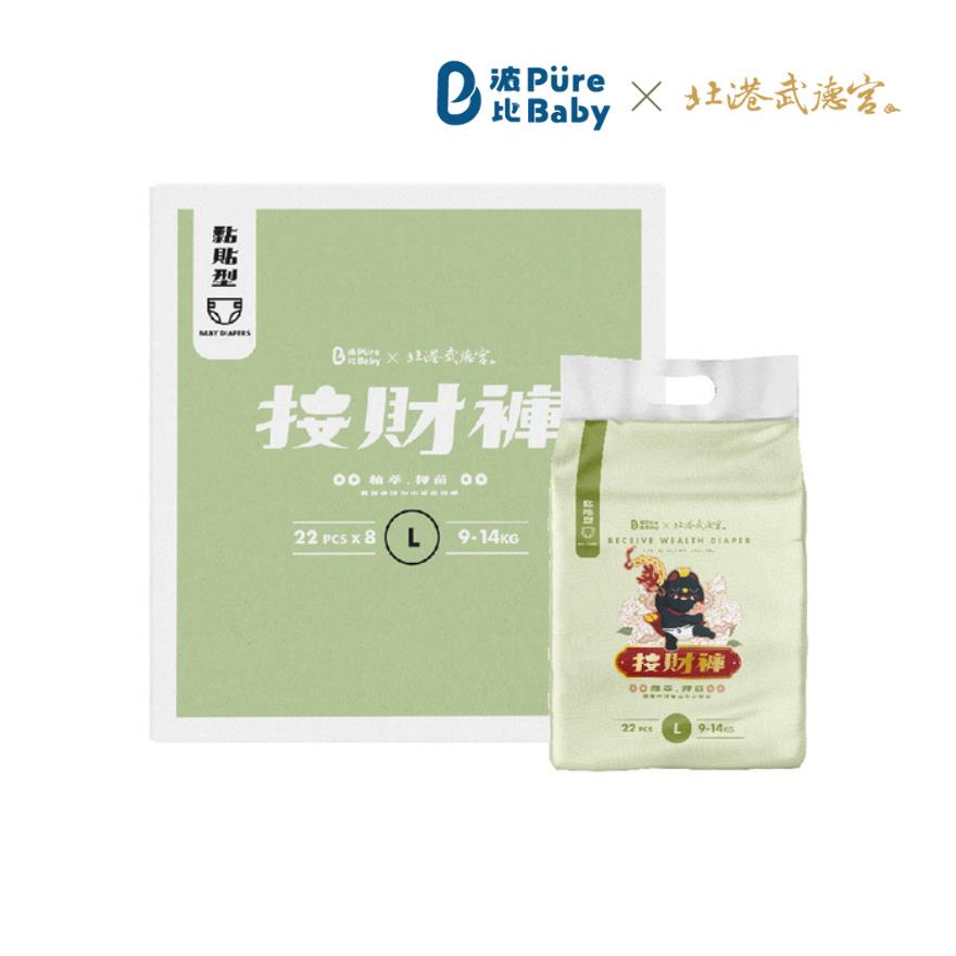 【波比】植萃接財褲黏貼L( 22片x8包/箱)