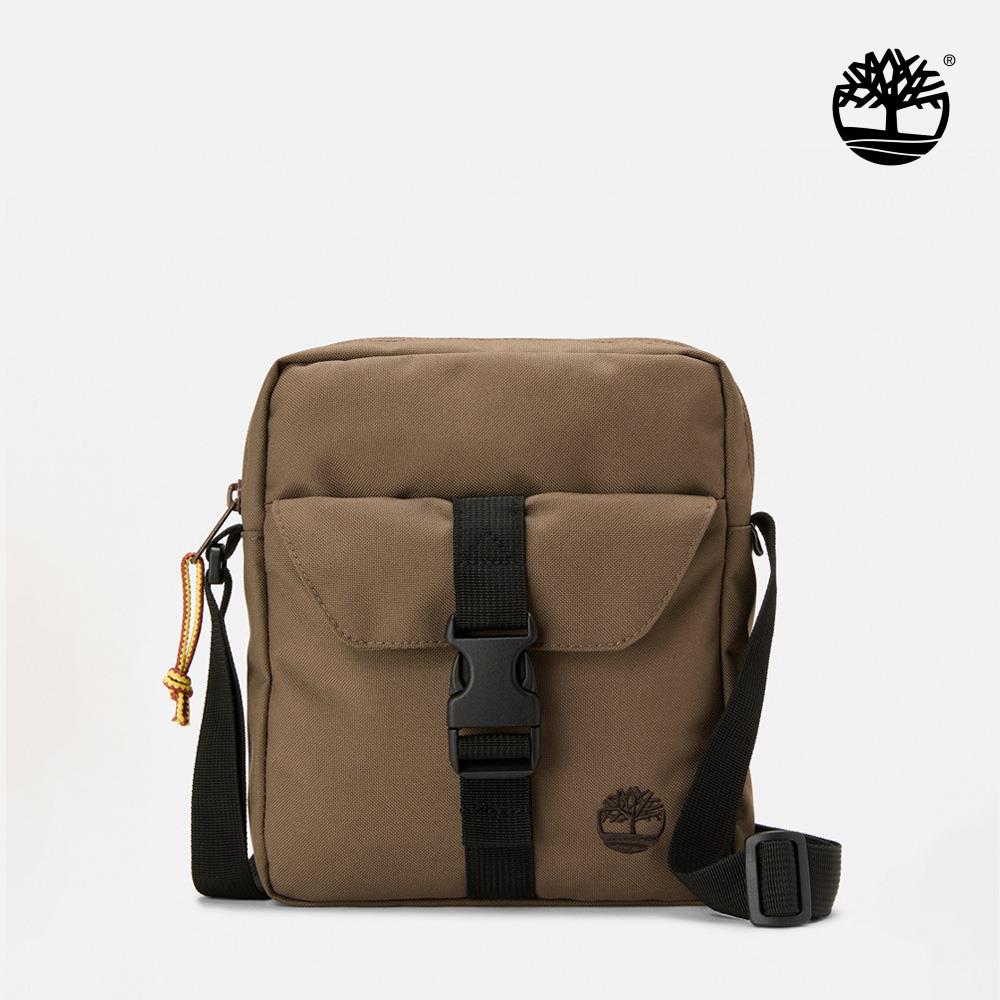 Timberland 中性咖啡色休閒側背小包|A6MENBK0