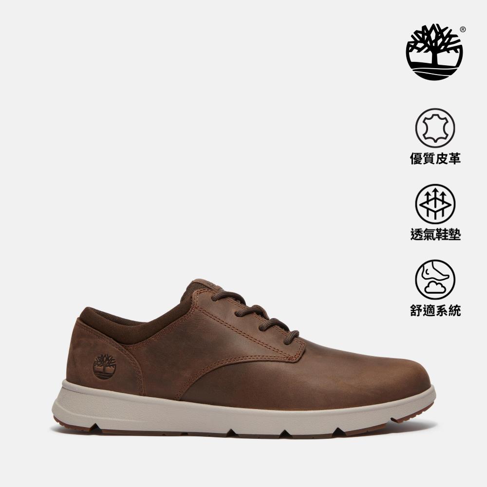 Timberland 男款深棕色低筒休閒鞋|A6C8EW01
