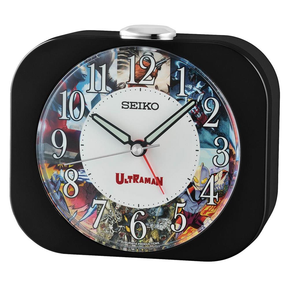 【SEIKO 精工】超人力霸王靜音貪睡鬧鐘(依賣場標示為主)