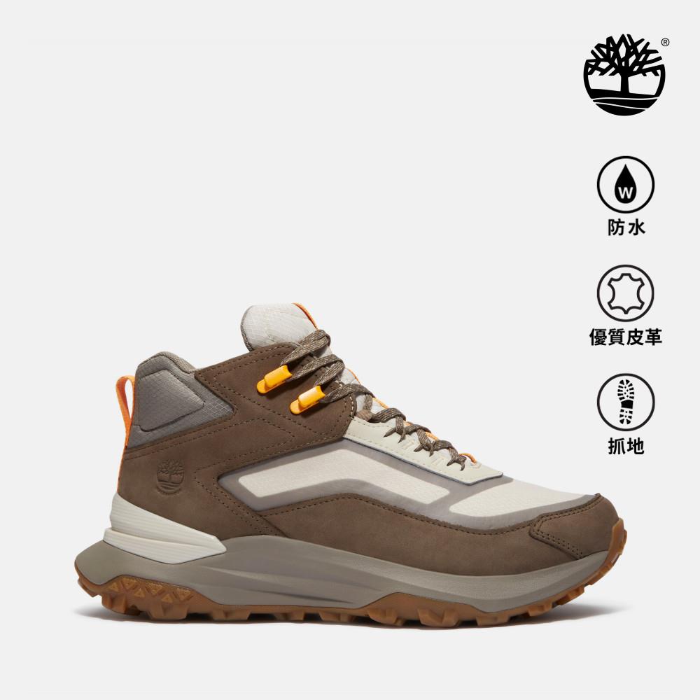 Timberland 男款棕色Motion Access防水中筒健走鞋|A6DX6A6G