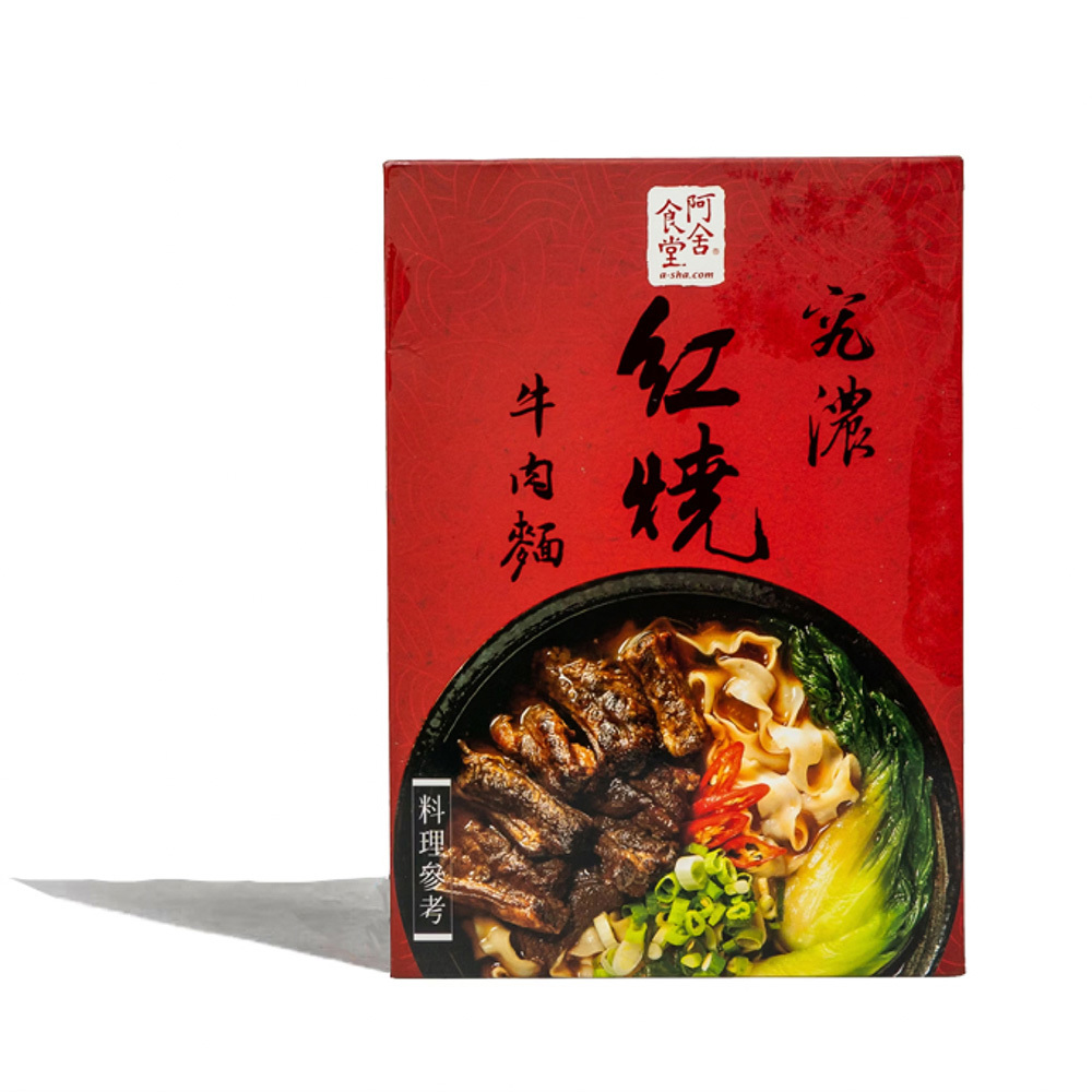 【阿舍食品】究濃紅燒牛肉麵(426g/盒)