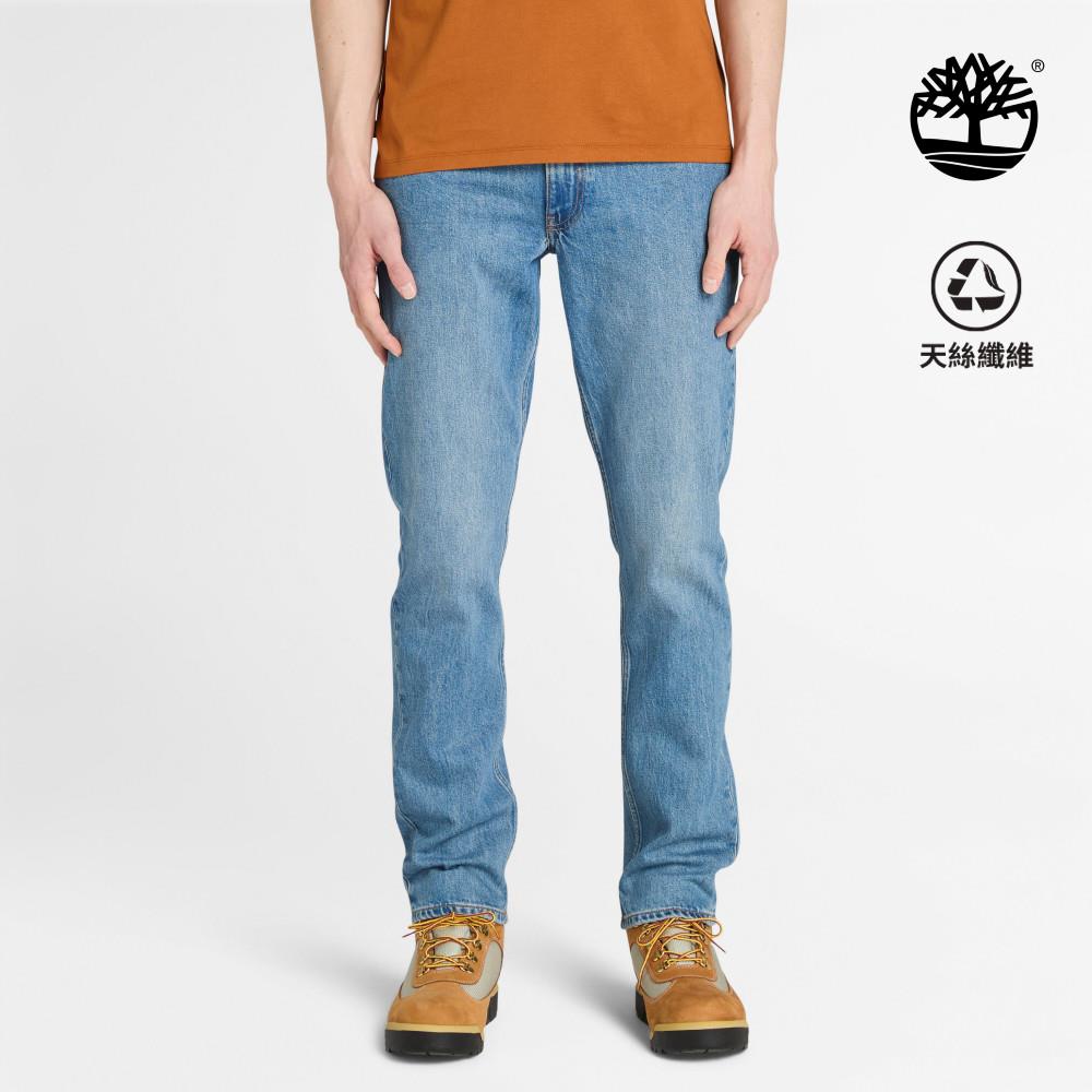 Timberland 男款淺藍色天絲™合身牛仔褲|A6GKKBQ8