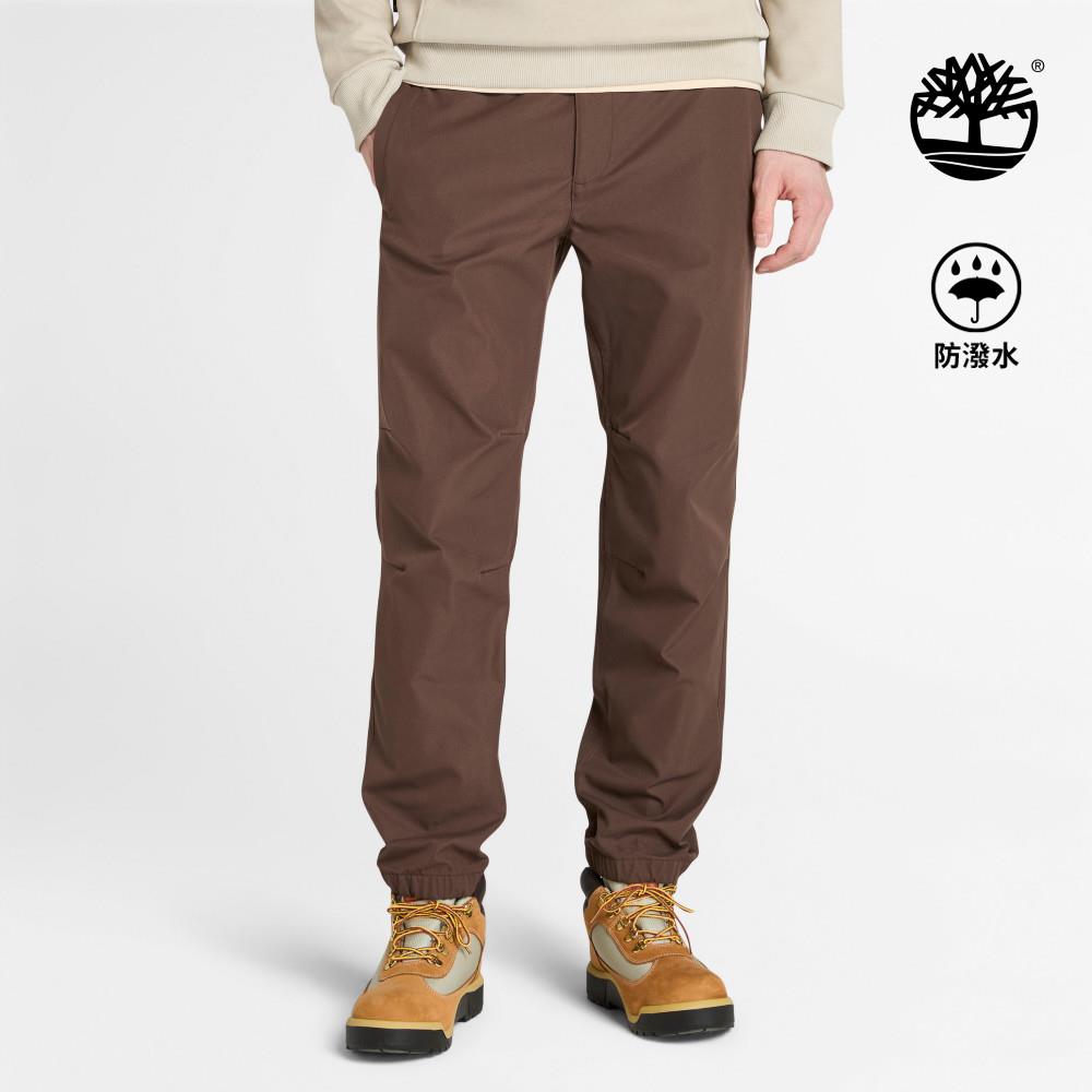 Timberland 男款深棕色防潑水長褲|A5M5J243