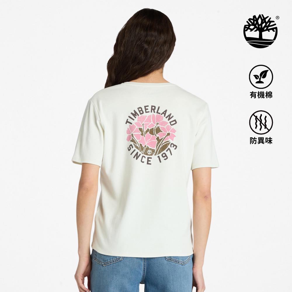 Timberland 女款白色Timberfresh科技短袖T恤|A4263CM9