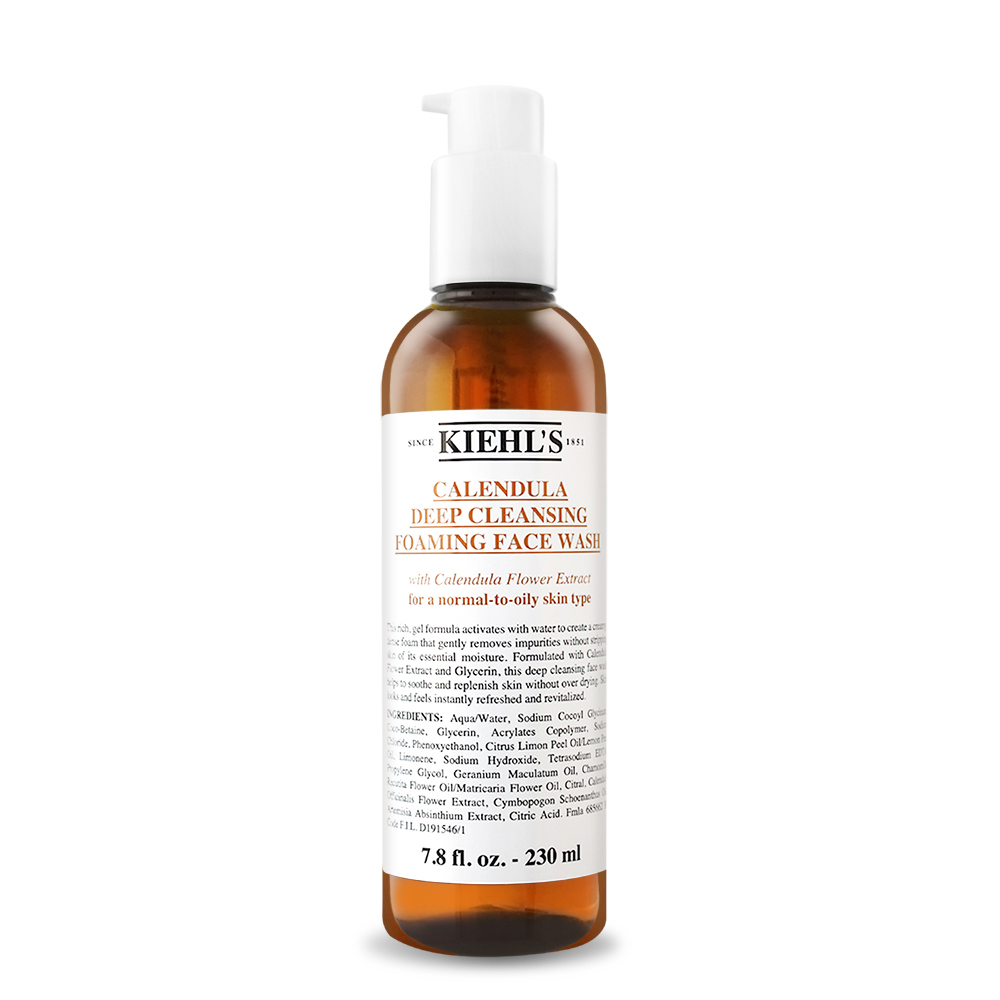 【KIEHL’S】金盞花潔面泡泡凝露-國際航空版(230ml)