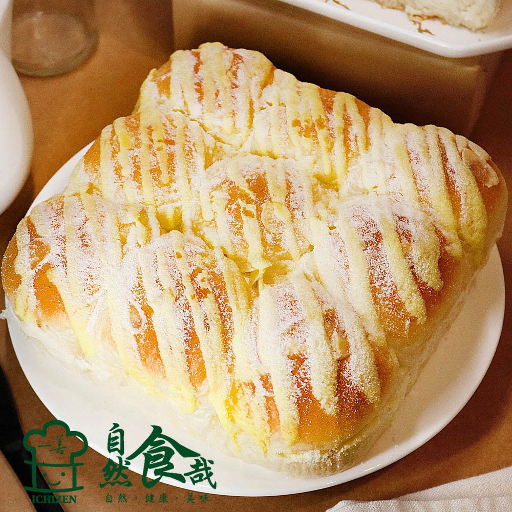 【自然食哉】經典奶酥九宮格麵包(400g/盒)