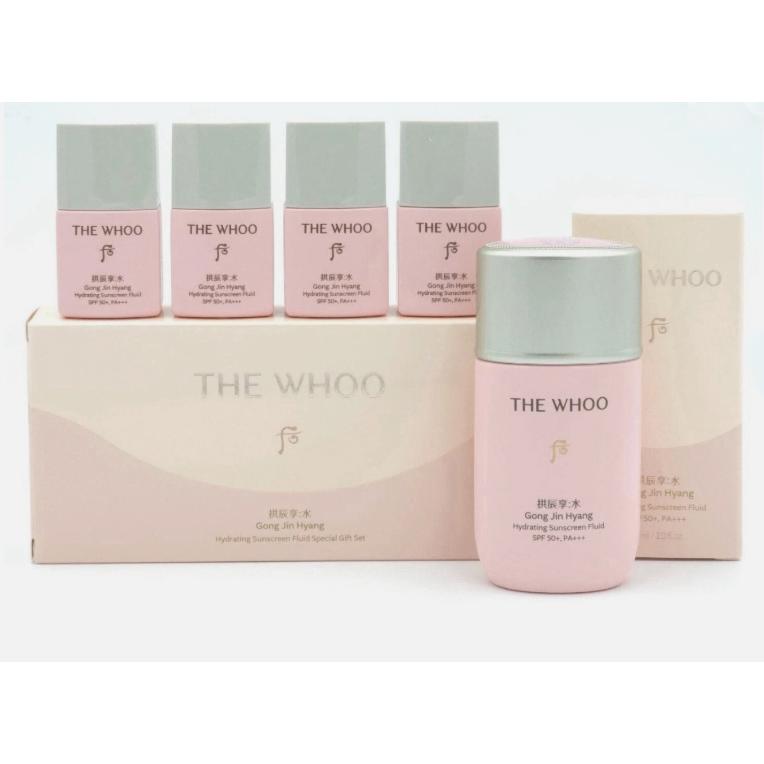 【WHOO】拱辰享水妍隔離霜套組(正裝60ml*1 ＋ 中樣13ml*4/組)