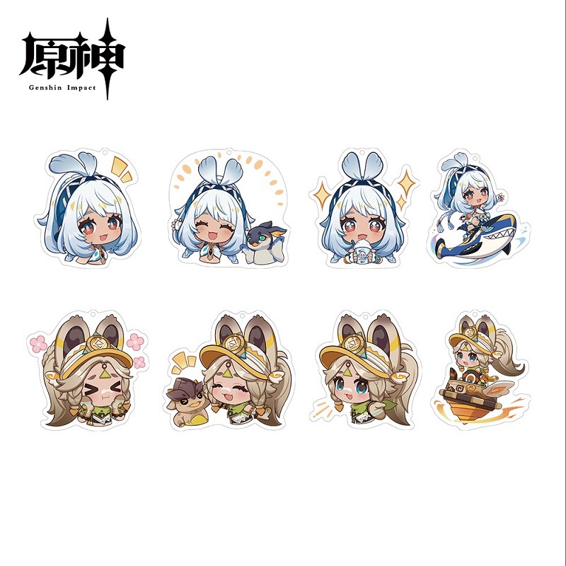 114/10/04起陸續出貨【原神】納塔異世饗宴系列，鑰匙圈((隨機共八款) ， 1個x1 )