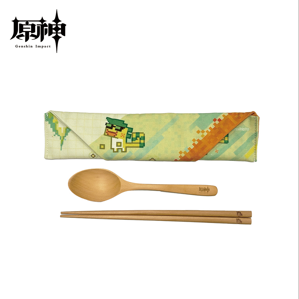 114/10/04起陸續出貨【原神】狂歡的盛宴系列，環保餐具組(， 1個x1  )