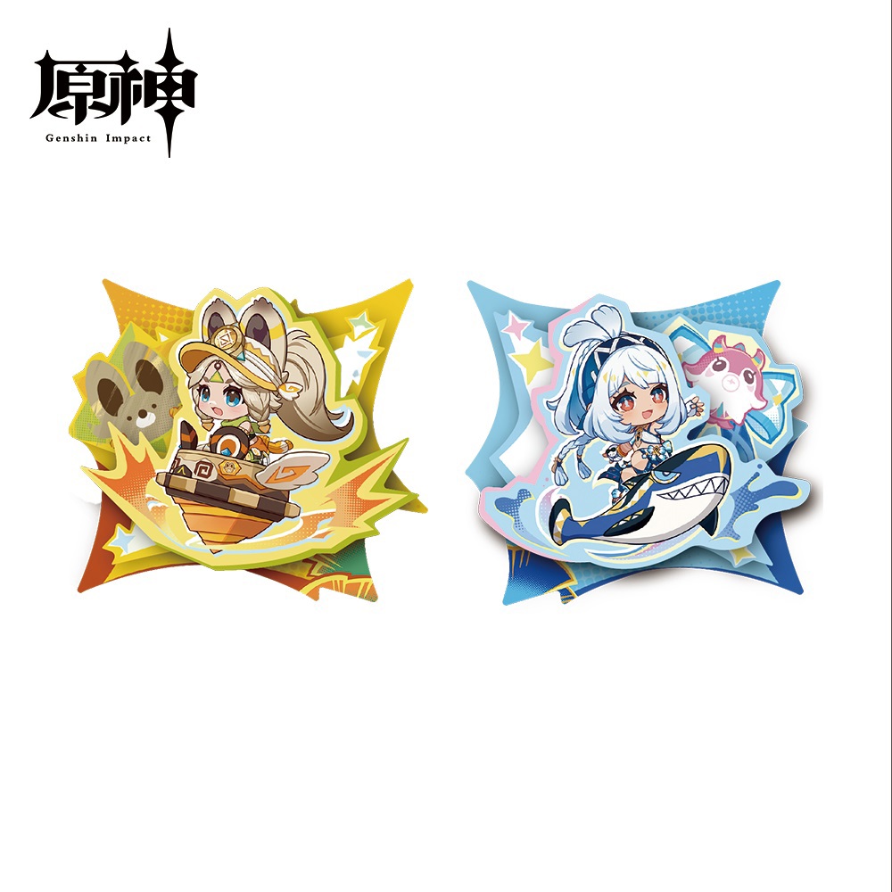 114/10/04起陸續出貨【原神】納塔異世饗宴系列，立體冰箱貼((一套共兩款))