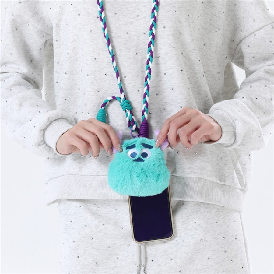 【怪獸電力公司】手機掛繩包-毛怪(1個x1)