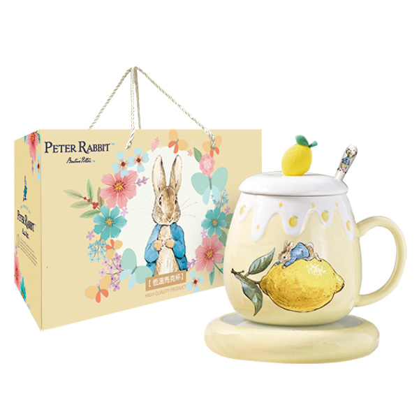 【比得兔】比得兔恆溫馬克杯組-檸檬黃(1組x1)