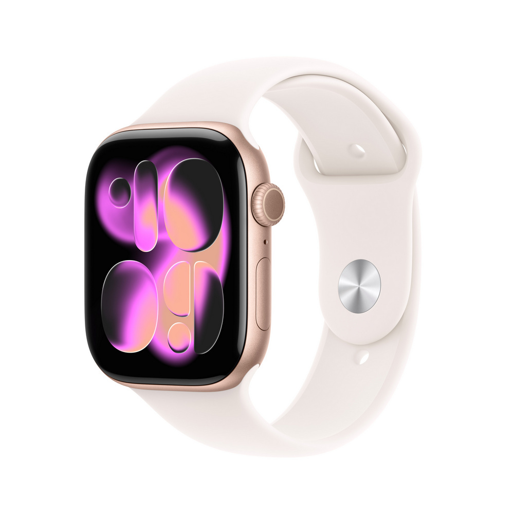 【Apple】蘋果手錶11玫瑰金-46