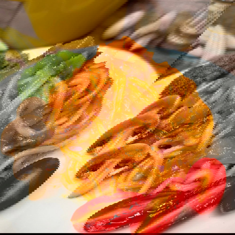 114/11/26起陸續出貨【我家牛排】我家牛排蘑菇肉醬鐵板麵3入裝((麵150g、蘑菇醬145g)*3)