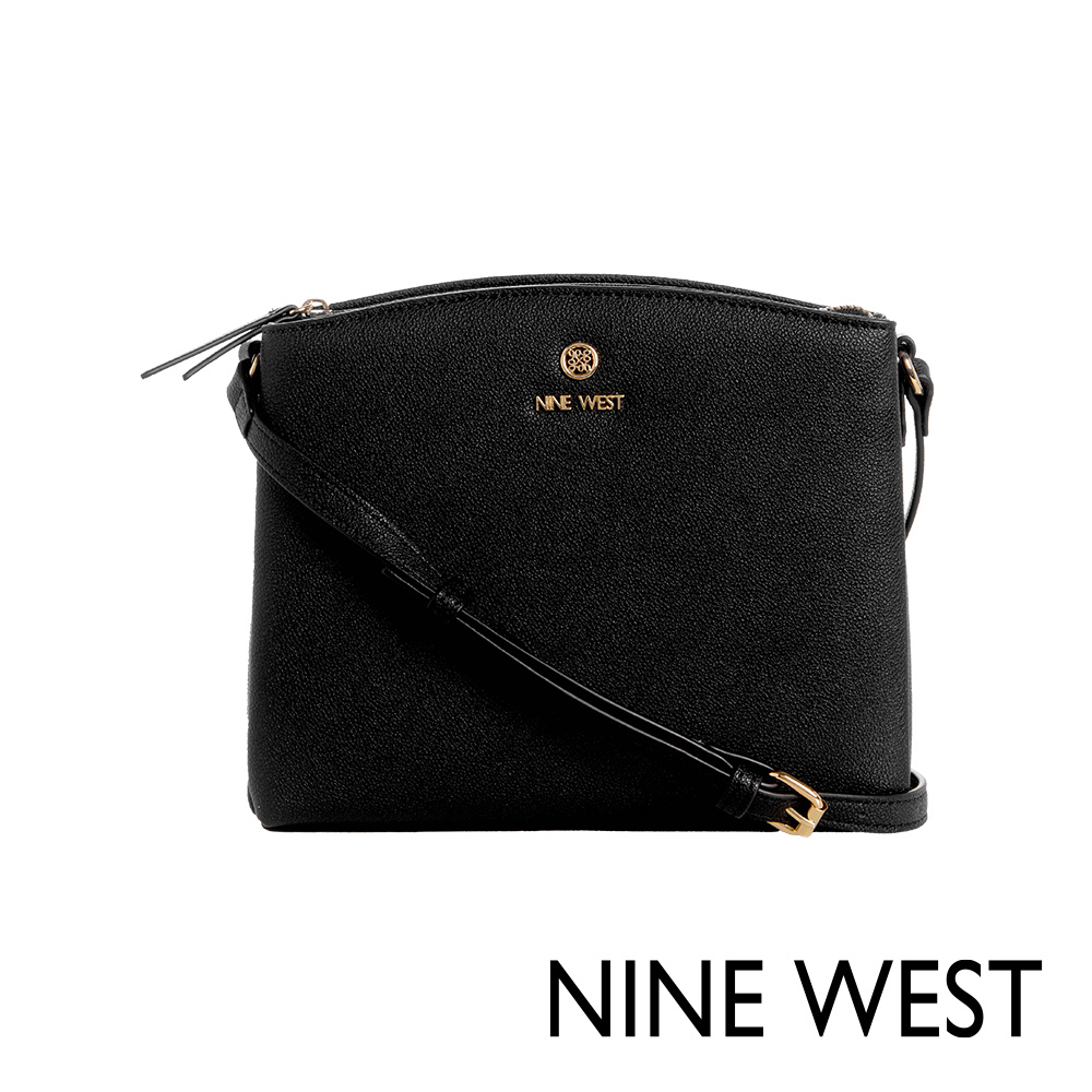 【NINE WEST】經典斜背包-黑色(193314175561)