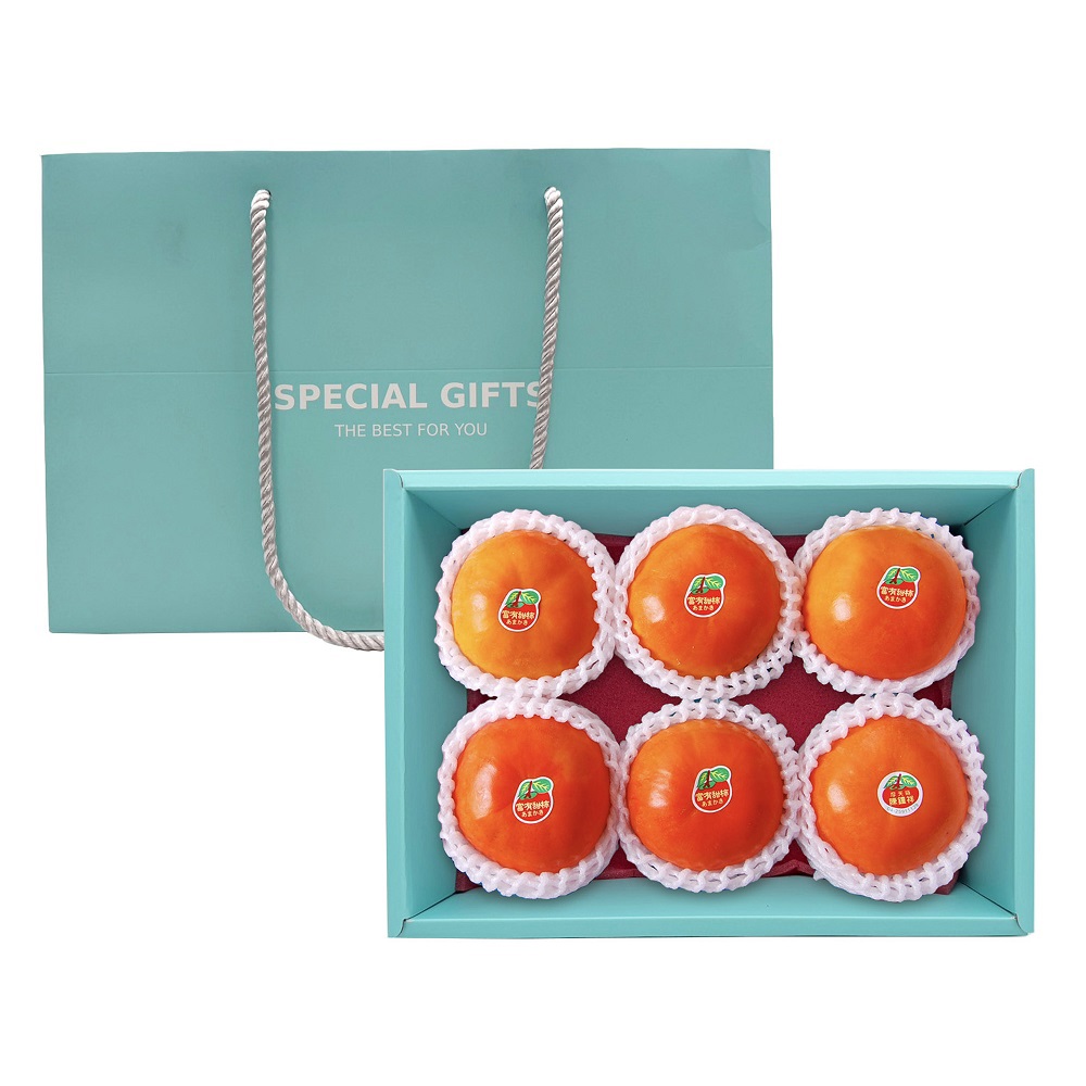 【冷藏店取-福和】(免)台中富有甜柿禮盒(1400g/6顆/盒)